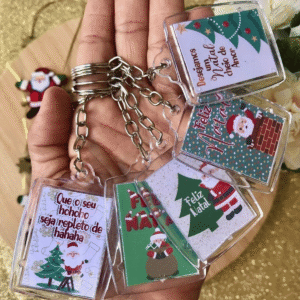 Chaveiros Natalinos Personalizados
